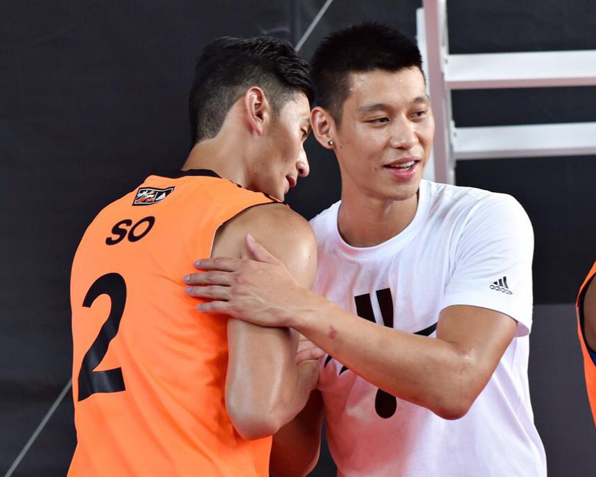 2015 Jeremy Lin 林書豪 Asia Tour Hong Kong
with GMF Coaching Director Cyrus So 蘇伊俊 & Player Isaac Cheng